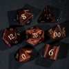 Red Tiger's Eye Gemstone Dice Set - Gemstone Dice