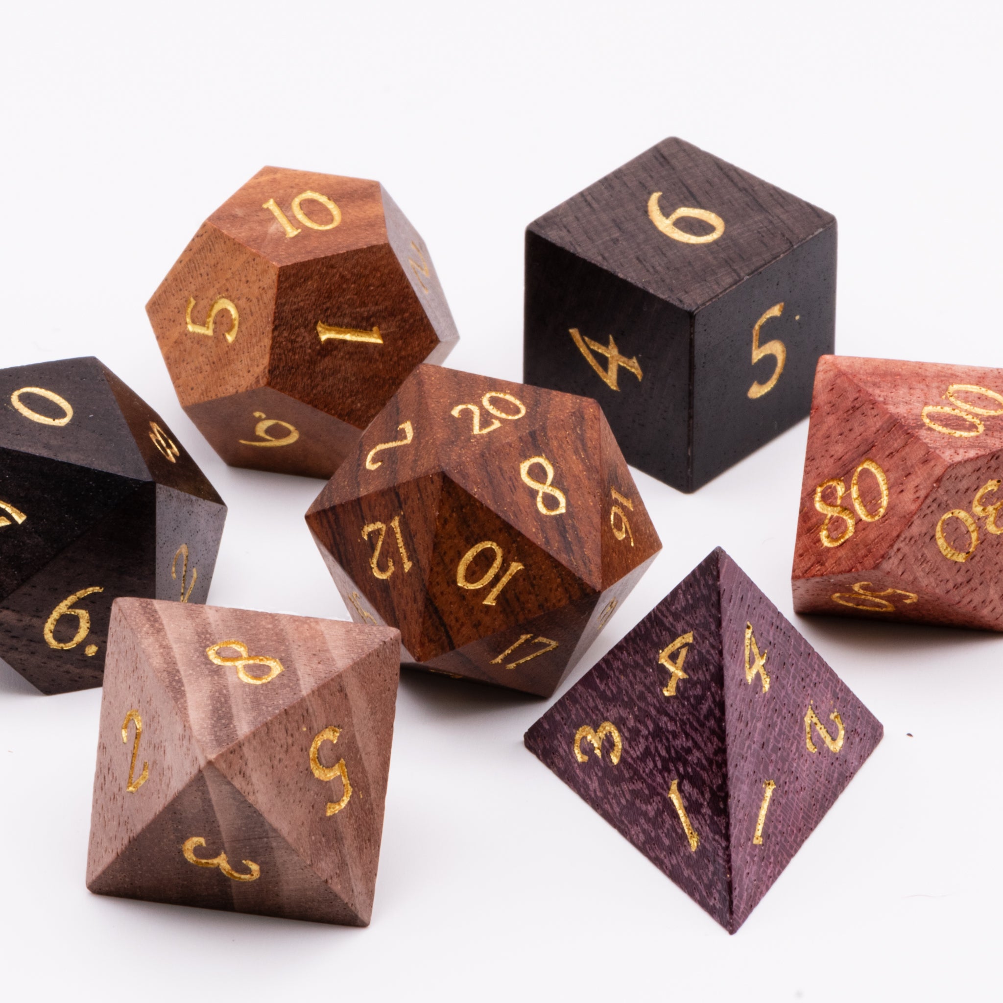Elderwood Coven Dice Set (Multiple Woods)
