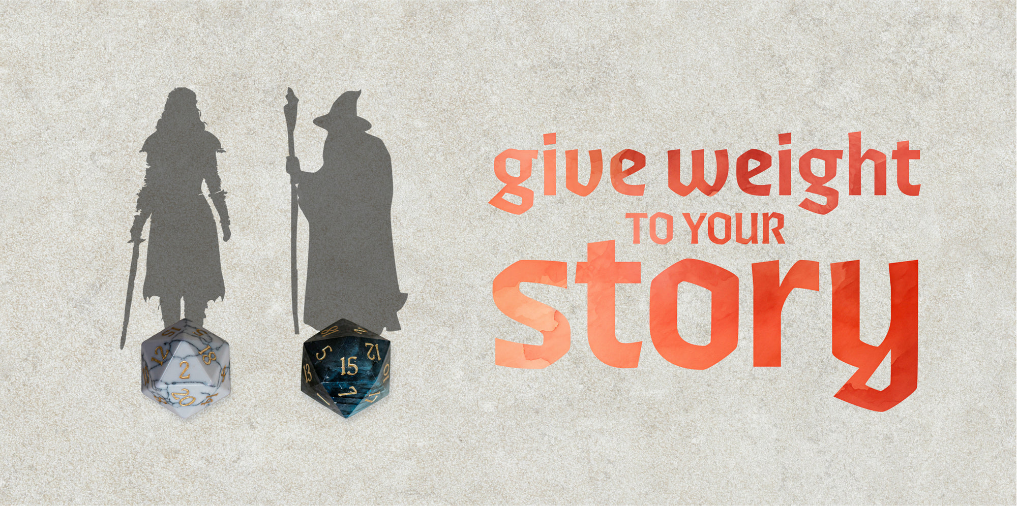 Give Weight To Your Story - Gemstone Dice