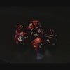 Red Tiger's Eye Gemstone Dice Set - Gemstone Dice